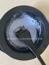 bleaching powder mixed - bleaching locs
