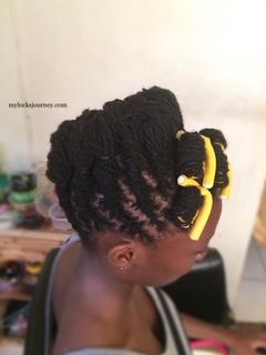 hairstyles for short locs 1
