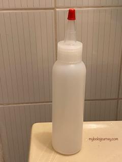 how to wash starter locs - applicator bottle