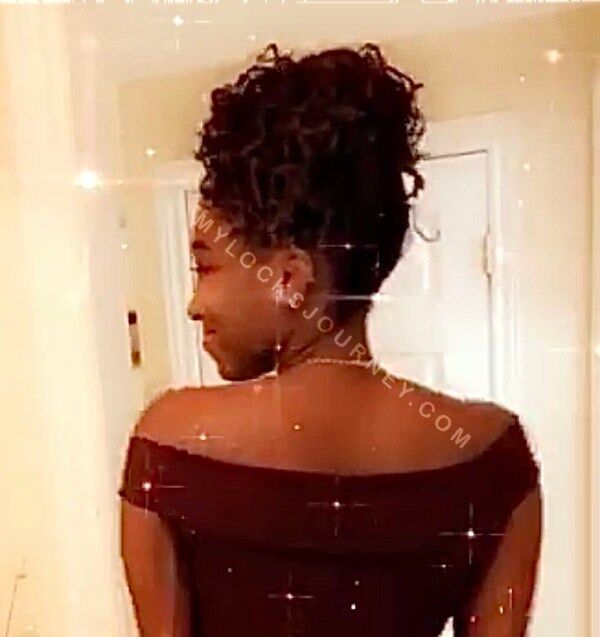 sisterlocks loc updo