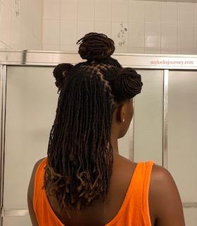 how to style dreads - loc buns