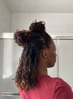 how to style dreads with loc buns