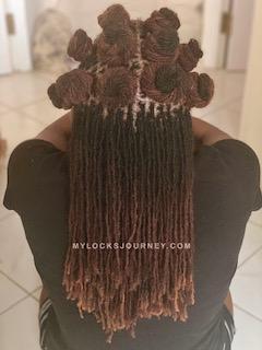 bantu knots loc style for women