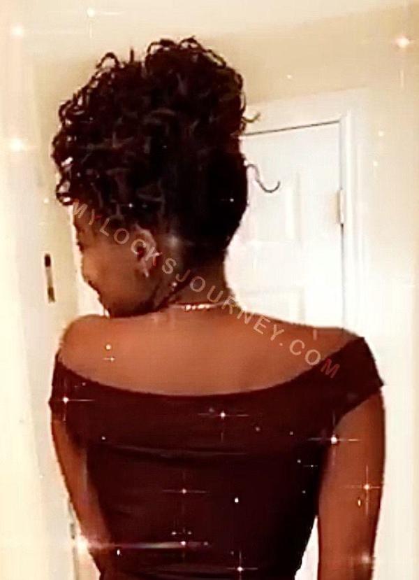 locs updo